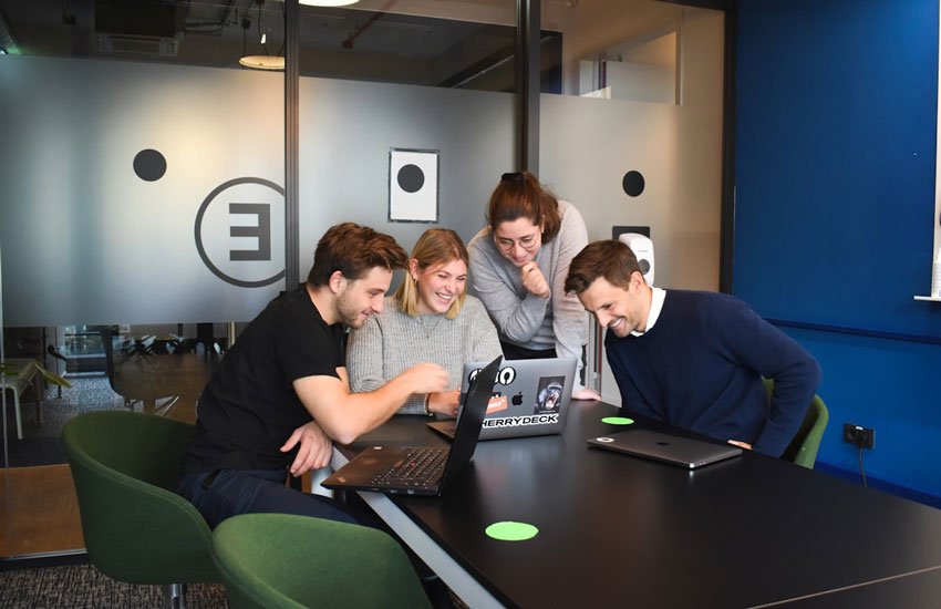 Modern technology workspace
